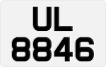 License plate of Hong Kong, AB 1234