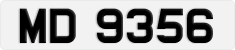 License plate of Hong Kong, AB 1234