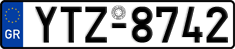 License plate of Greece, Cars