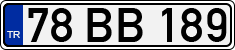 License plate of Turkey, Regular plates