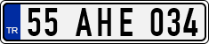 License plate of Turkey, Regular plates