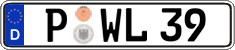 German license plate, Regular plates