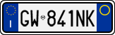 License plate of Italy, Cars (1994 year series)