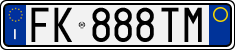 License plate of Italy, Cars (1994 year series)