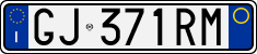 License plate of Italy, Cars (1994 year series)