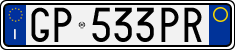 License plate of Italy, Cars (1994 year series)