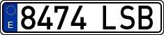 License plates of Spain, Ordinary (2000)