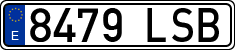 License plates of Spain, Ordinary (2000)