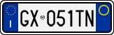 License plate of Italy, Cars (1994 year series)