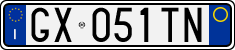 License plate of Italy, Cars (1994 year series)