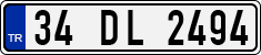 License plate of Turkey, Regular plates