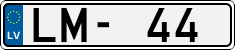 License plate of Latvia, Regular car plates