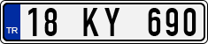 License plate of Turkey, Regular plates