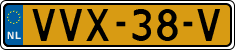 License plate of the Netherlands, Light Commercial Vehicles (1994 system)