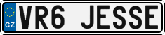 License plate of the Czech Republic, Vanity Plates