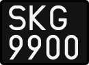 License plates of Poland, 1976 year system