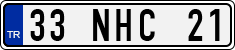 License plate of Turkey, Regular plates