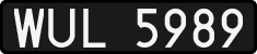 License plates of Poland, 1976 year system
