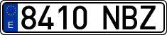 License plates of Spain, Ordinary (2000)