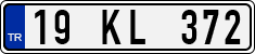 License plate of Turkey, Regular plates