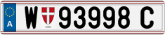 License plate of Austria, Regular plates