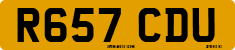 License plate of the United Kingdom, 1983 year system