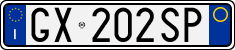 License plate of Italy, Cars (1994 year series)