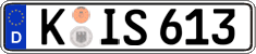 German license plate, Regular plates