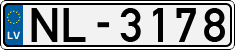 License plate of Latvia, Regular car plates