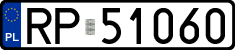 License plates of Poland, Regular car plates