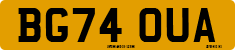 License plate of the United Kingdom, 2001 year system