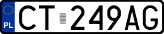 License plates of Poland, Regular car plates