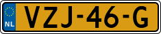 License plate of the Netherlands, Light Commercial Vehicles (1994 system)