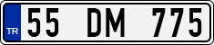 License plate of Turkey, Regular plates