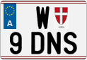License plate of Austria, Regular plates