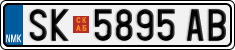 License plate of North Macedonia, Regular plates (2012)