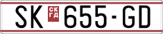 License plate of North Macedonia, Regular plates (1993)