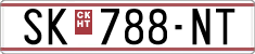 License plate of North Macedonia, Regular plates (1993)