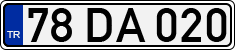 License plate of Turkey, Regular plates