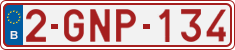License plate of Belgium, Regular plates (2010)