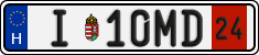 license plates of Hungary, Temporary (2022)