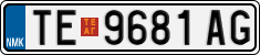 License plate of North Macedonia, Regular plates (2012)