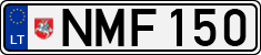 License plate of Lithuania, Cars