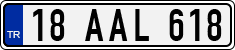 License plate of Turkey, Regular plates