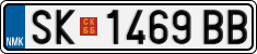 License plate of North Macedonia, Regular plates (2012)