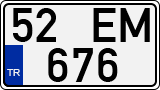 License plate of Turkey, Regular plates