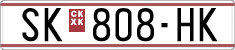 License plate of North Macedonia, Regular plates (1993)