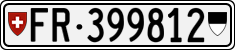License plate of Switzerland, Cars