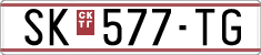License plate of North Macedonia, Regular plates (1993)
