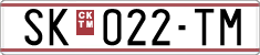 License plate of North Macedonia, Regular plates (1993)